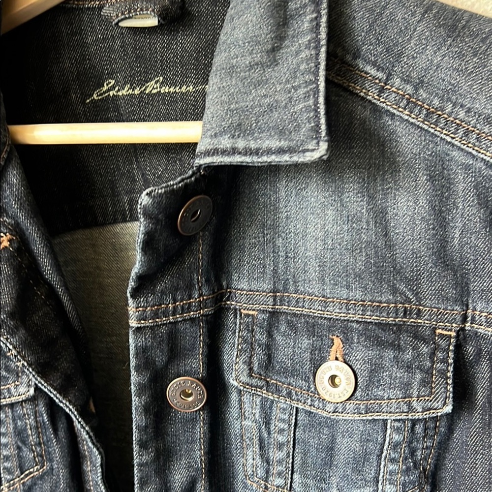 Eddie Bauer Dark Indigo Denim Jacket - Picture 4 of 5